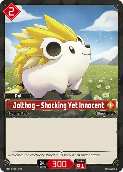 Jolthog Palworld TCG card ETD01-002