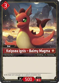 Kelpsea Ignis Palworld Official Card Game card ETD01-003