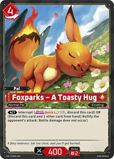 Foxparks Palworld TCG card ETD01-004