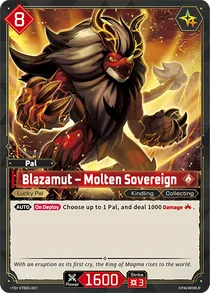Blazamut Palworld TCG card ETD01-007 (TD)