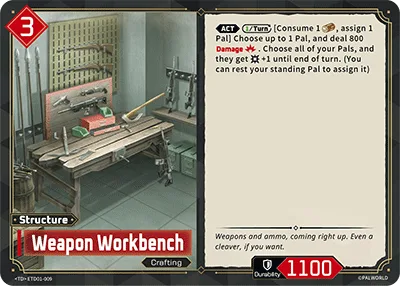 Weapon Workbench Palworld TCG card ETD01-009