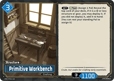 Primitive Workbench Palworld TCG card ETD01-020