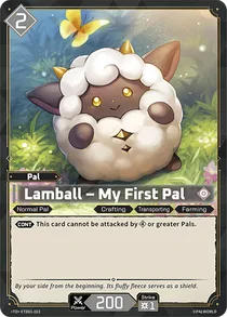 Lamball Palworld Official Card Game card ETD01-023