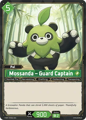 Mossanda Palworld TCG card ETD02-001 (TD)