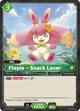Flopie Palworld TCG card ETD02-003 (TD)