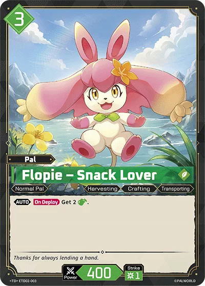Flopie Palworld TCG card ETD02-003