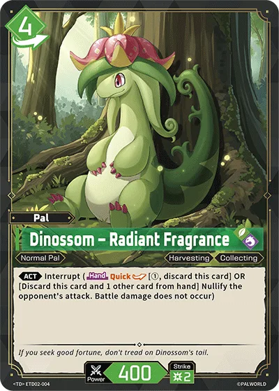 Dinossom Palworld TCG card ETD02-004