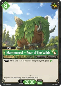 Mammorest Palworld TCG card ETD02-007 (TD)