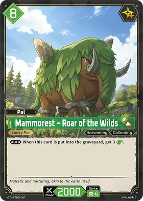 Mammorest Palworld TCG card ETD02-007 (TD)