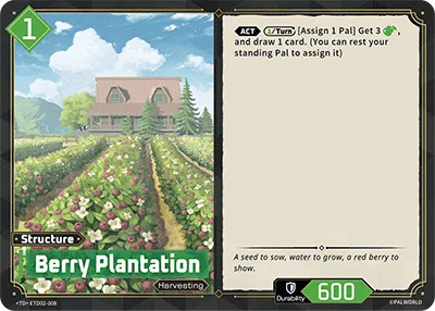 Berry Plantation Palworld TCG card ETD02-008