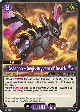 Astegon Palworld TCG card ETD02-012 (TD)