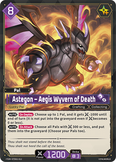 Astegon Palworld TCG card ETD02-012