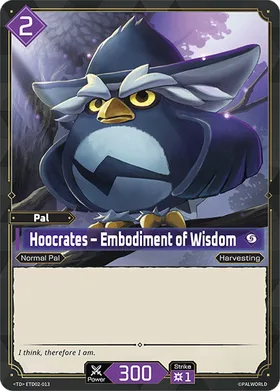Hoocrates Palworld TCG card ETD02-013 (TD)