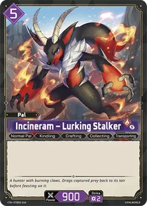 Incineram Palworld Official Card Game card ETD02-016