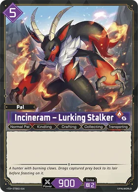 Incineram Palworld TCG card ETD02-016 (TD)