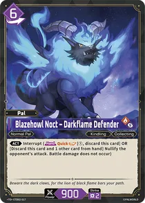 Blazehowl Noct Palworld TCG card ETD02-017 (TD)