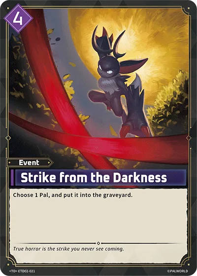 Strike from the Darkness Palworld TCG card ETD02-021