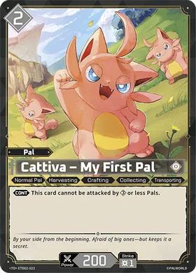 Cattiva Palworld TCG card ETD02-023 (TD)