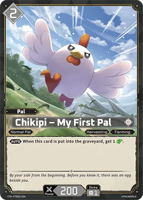 Chikipi Palworld TCG card ETD02-024 (TD)