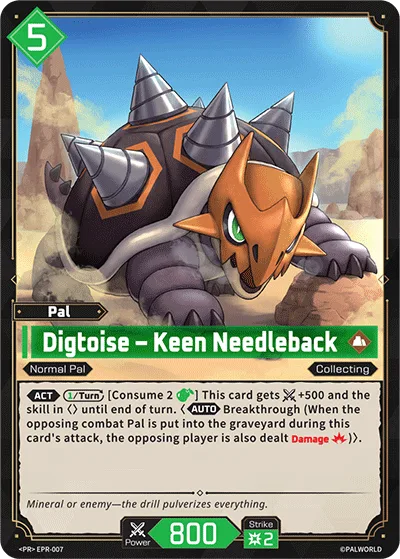 Digtoise Palworld TCG card EPR-007
