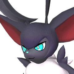 Loupmoon Noct — official Palworld Pal artwork (Water element)