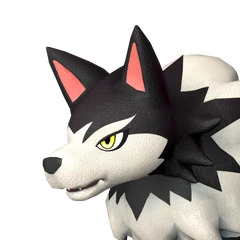 Direhowl Alpha — official Palworld Pal artwork (Grass element)