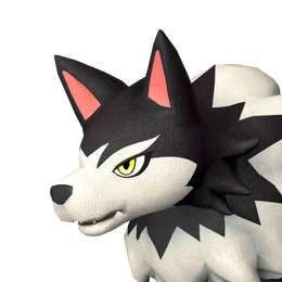 Direhowl Alpha — official Palworld Pal artwork (Grass element)