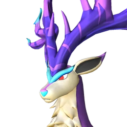 Eikthyrdeer — official Palworld Pal artwork (Fire element)