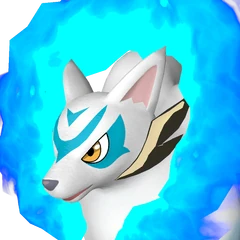Kitsun — official Palworld Pal artwork (Fire element)