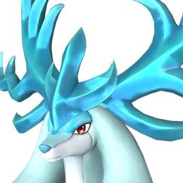 Cryo Reindrix — official Palworld Pal artwork (Dark element)