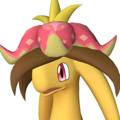 Dinossom Lux — official Palworld Pal artwork (Electric element)