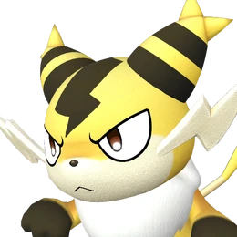 Sparkit Storm — official Palworld Pal artwork (Ground element)
