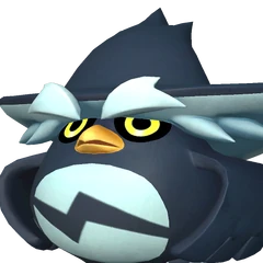 Hoocrates — official Palworld Pal artwork (Fire element)